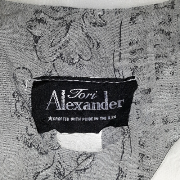 Vintage 1980s Tori Alexander 14 blouse - Picture 2 of 2